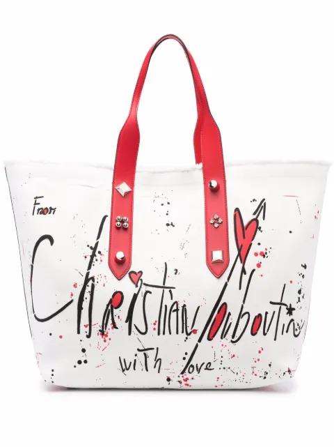 Frangibus leather-trim tote by CHRISTIAN LOUBOUTIN