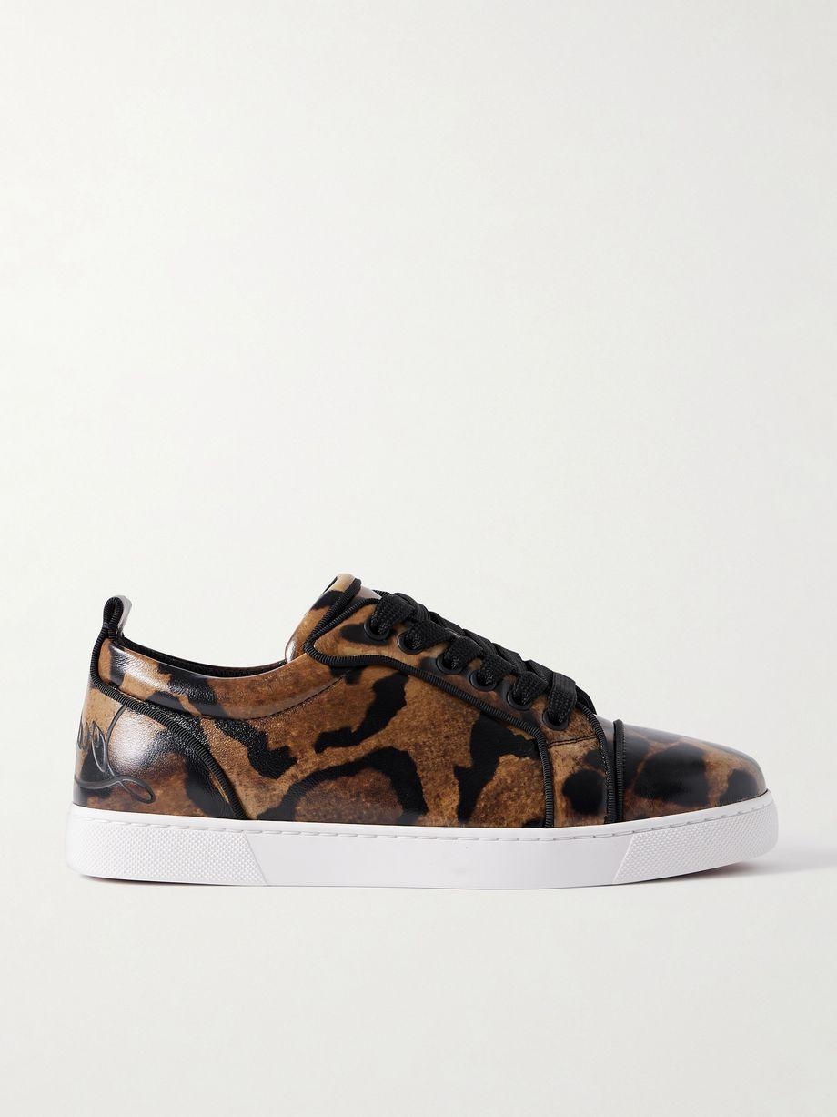 Fun Louise Junior leopard-print leather sneakers by CHRISTIAN LOUBOUTIN