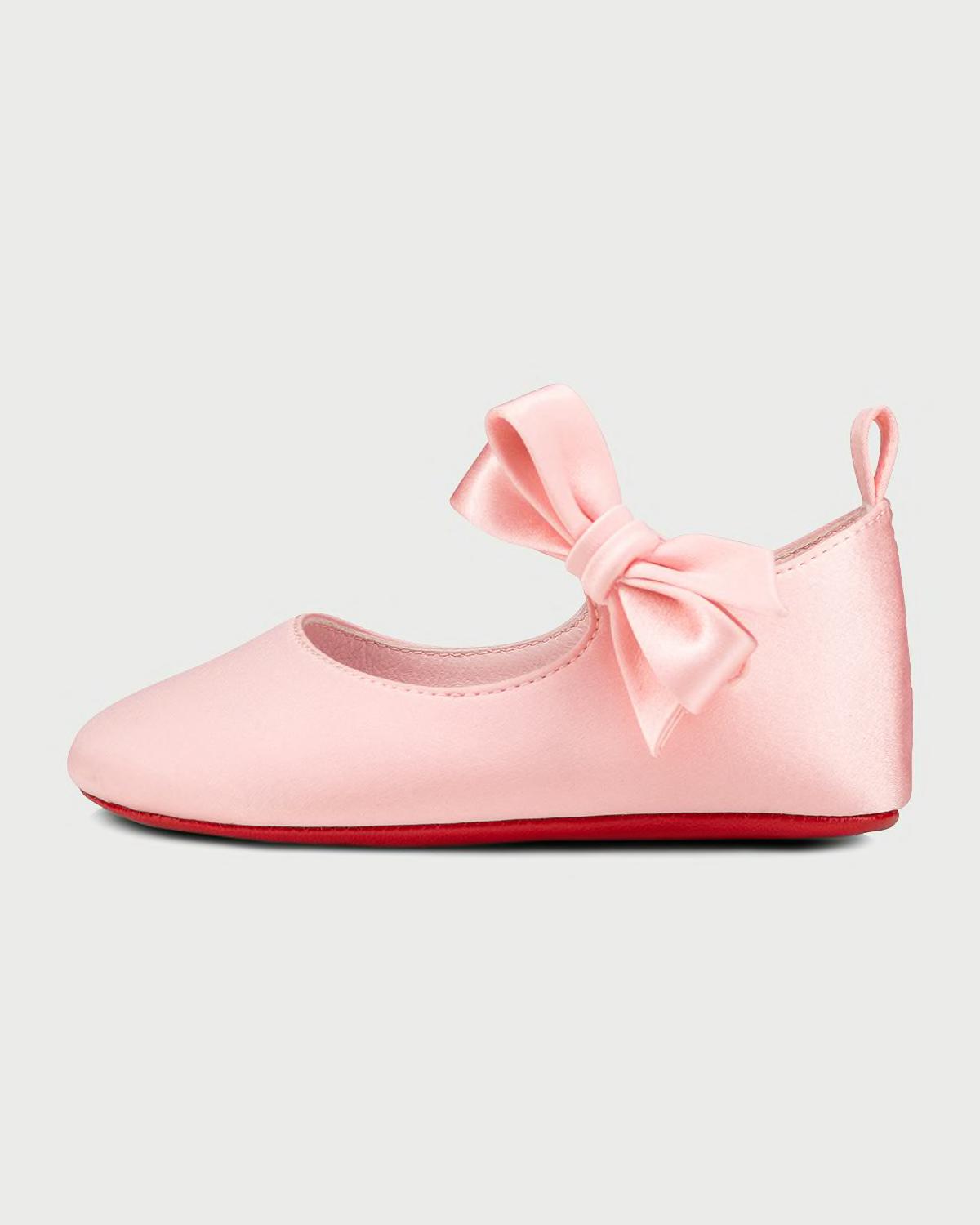 Girl's Lou Babe Satin Bow Ballet Flats, Baby by CHRISTIAN LOUBOUTIN