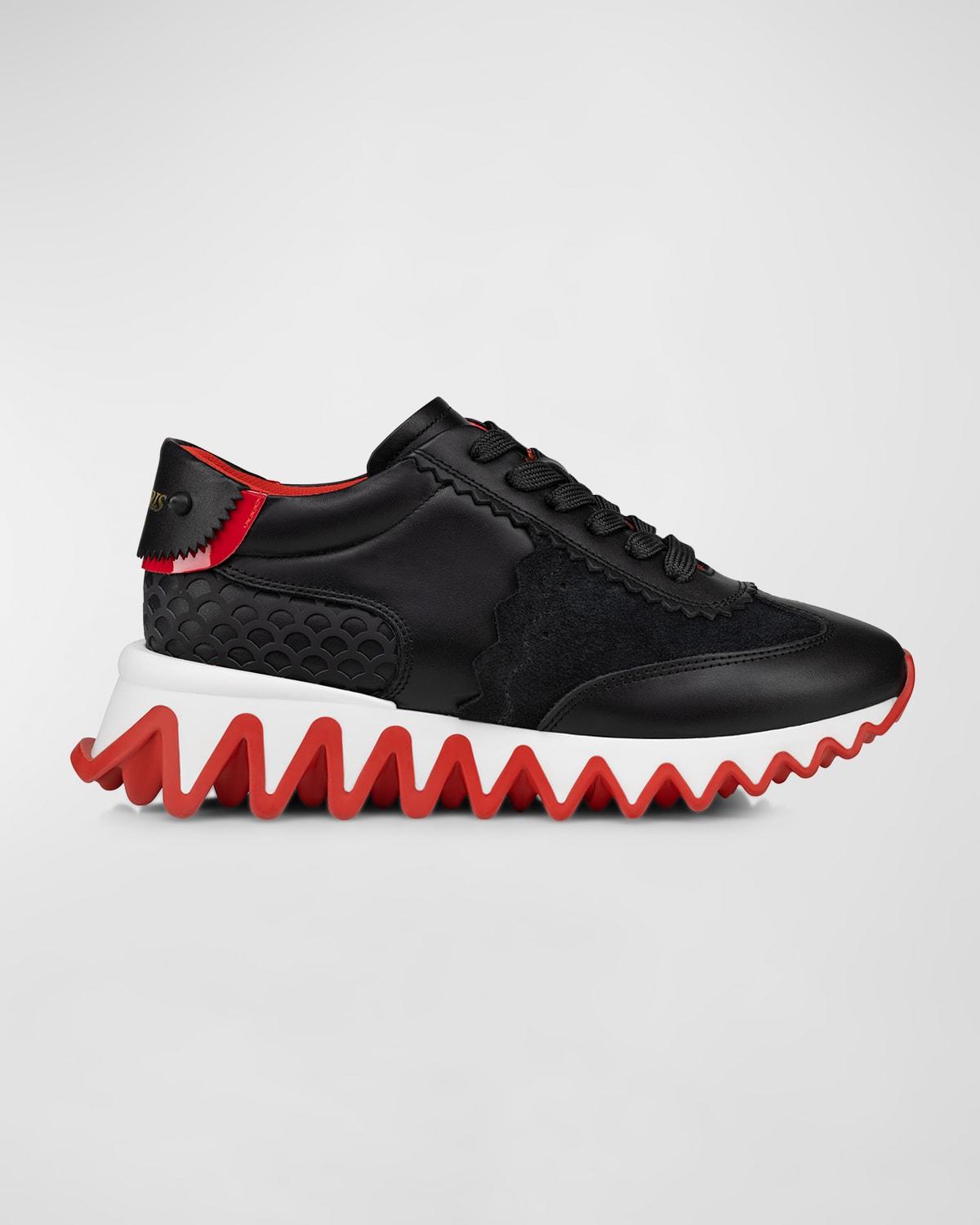 Girl's Loubishark Red Sole Runner Sneakers, Toddlers/Kids by CHRISTIAN LOUBOUTIN