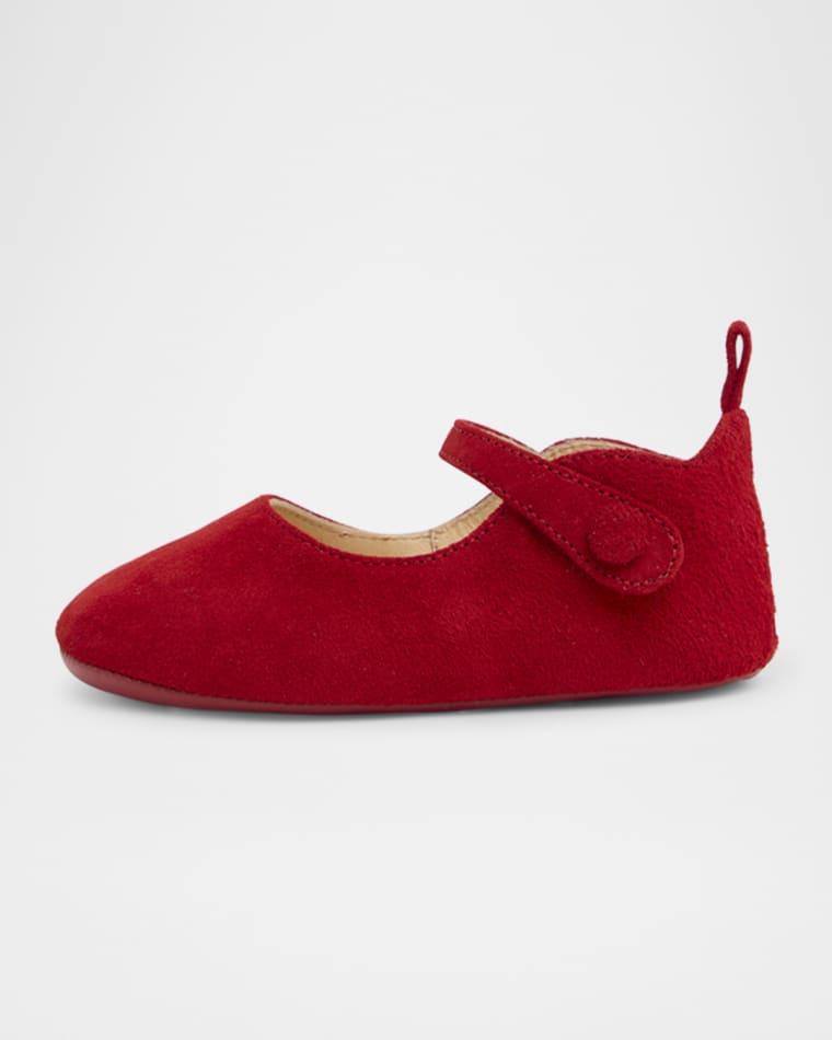 Girl's Love Chick Suede Ballerina Flats, Baby by CHRISTIAN LOUBOUTIN