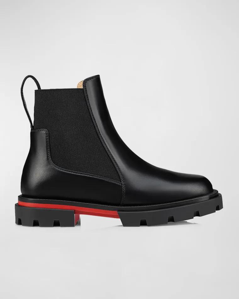 Girl's Marchacroche Calf Leather Boots, Toddlers/Kids by CHRISTIAN LOUBOUTIN