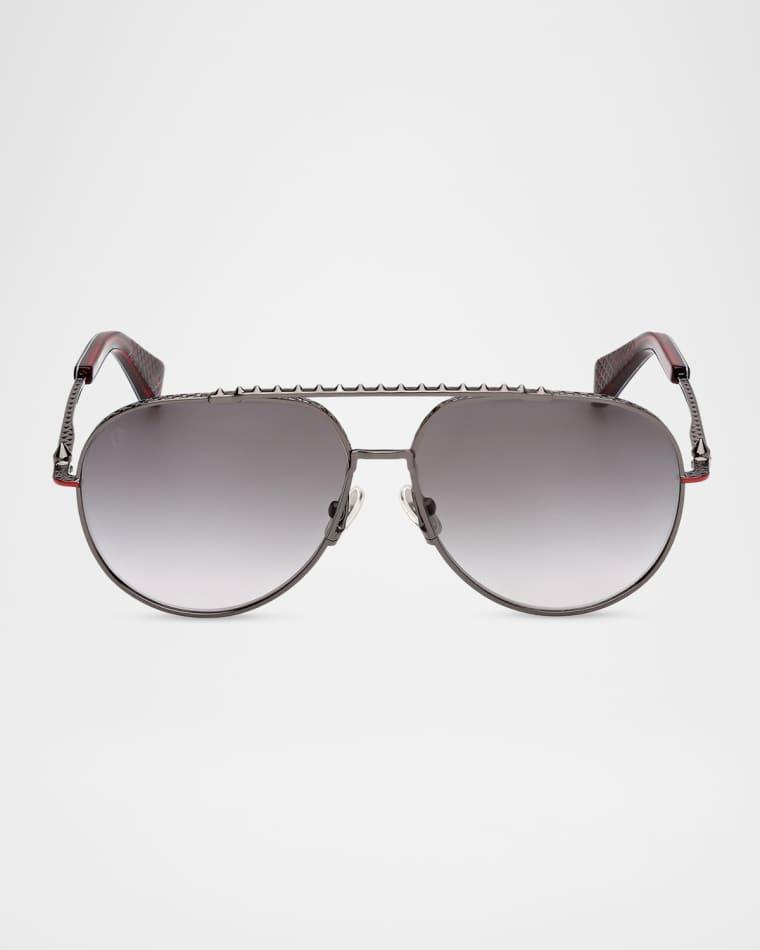 Greggo 61mm Navigator Sunglasses by CHRISTIAN LOUBOUTIN