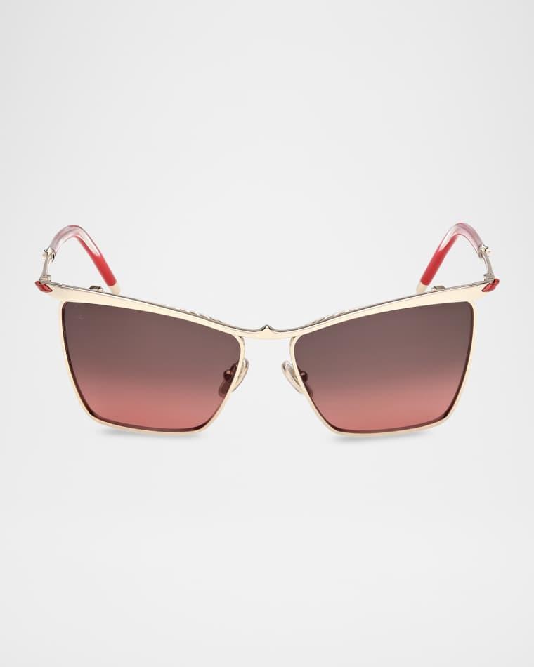 Hot Chick LB0020 56mm Metal Square Sunglasses by CHRISTIAN LOUBOUTIN