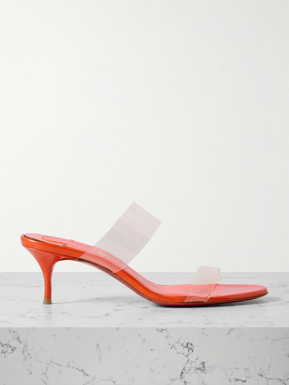 Just Nothing 55 PVC mules by CHRISTIAN LOUBOUTIN