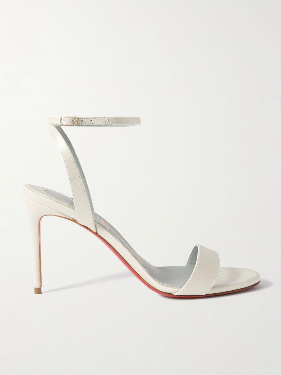 Loubigirl 85 satin sandals by CHRISTIAN LOUBOUTIN