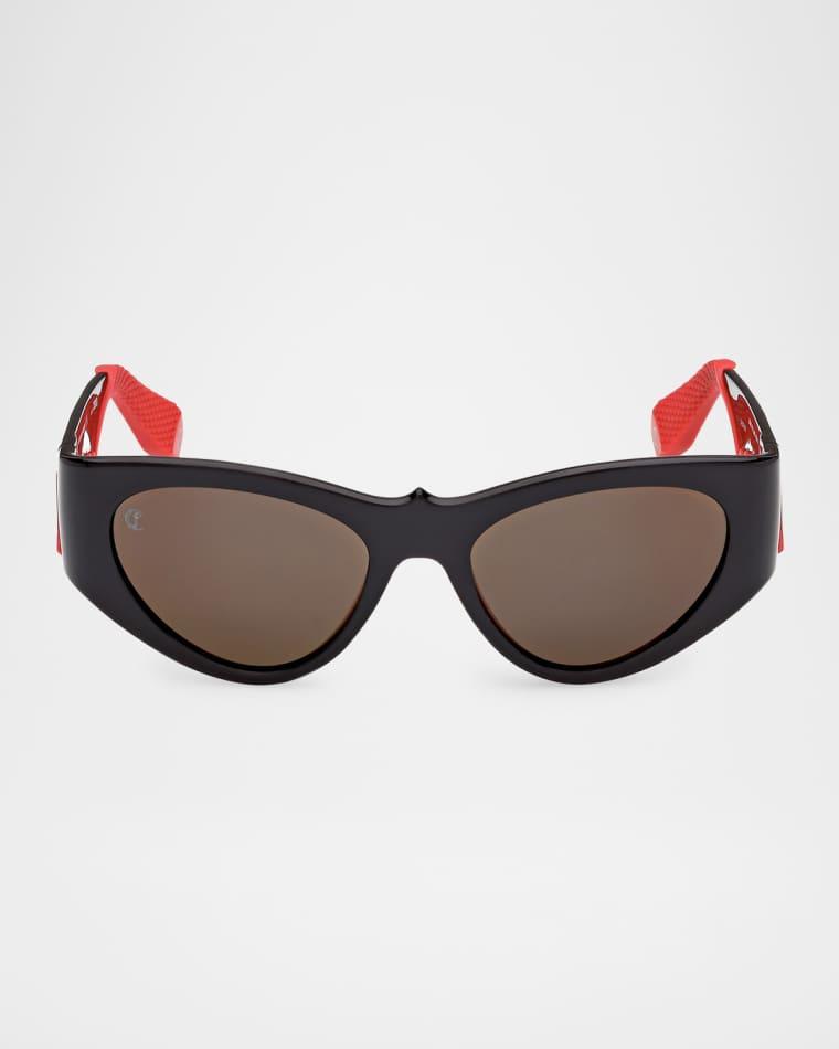 Loubishark Acetate Cat-Eye Sunglasses by CHRISTIAN LOUBOUTIN