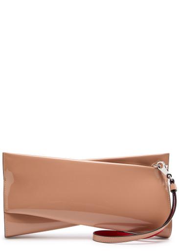 Loubitwist patent leather shoulder bag by CHRISTIAN LOUBOUTIN