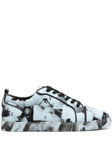 Louis abstract-print sneakers by CHRISTIAN LOUBOUTIN