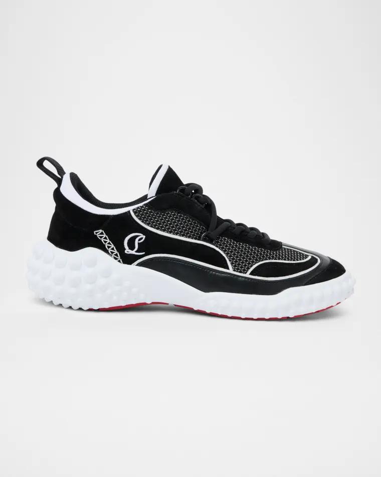 Mara Mixed Leather Runner Sneakers by CHRISTIAN LOUBOUTIN