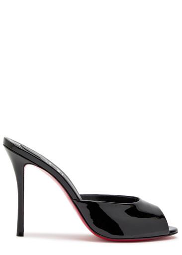 Me Dolly 100 peep-toe patent leather mules by CHRISTIAN LOUBOUTIN