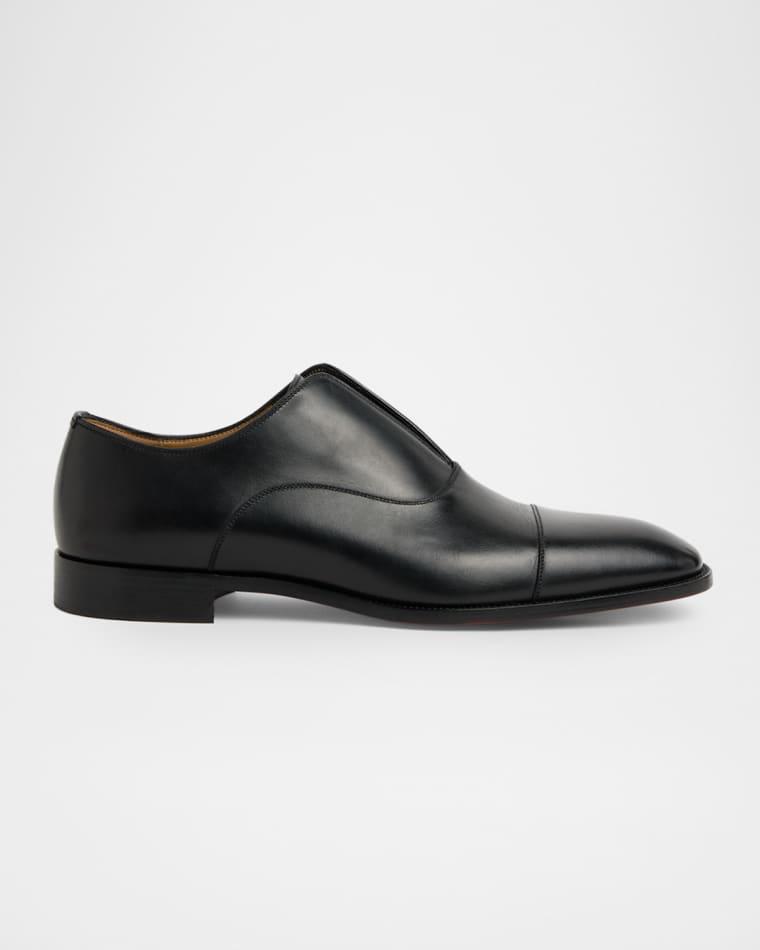 Men's Alpha Male II Leather Cap-Toe Loafers by CHRISTIAN LOUBOUTIN