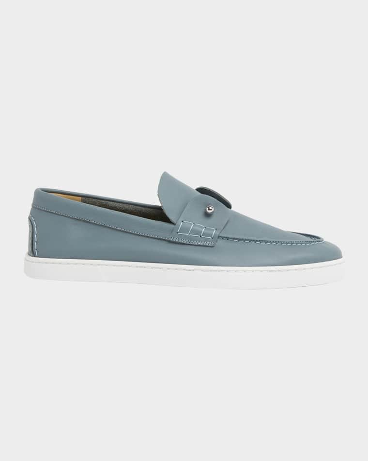 Men's Chambeliboat Leather Slip-On by CHRISTIAN LOUBOUTIN