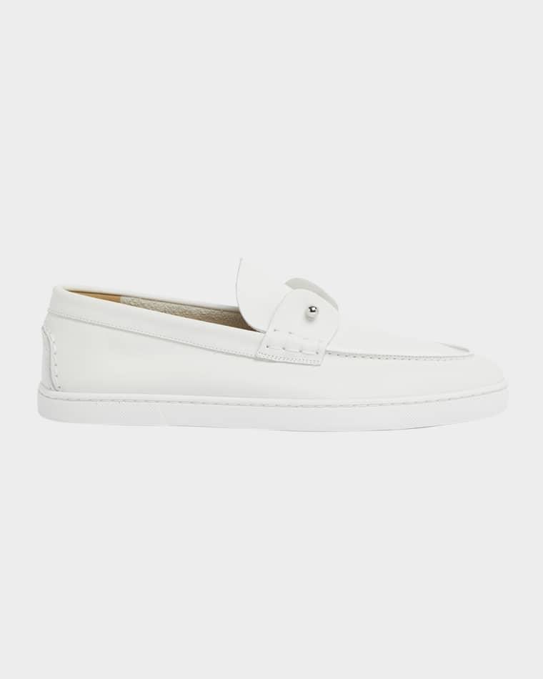 Men's Chambeliboat Leather Slip-On by CHRISTIAN LOUBOUTIN