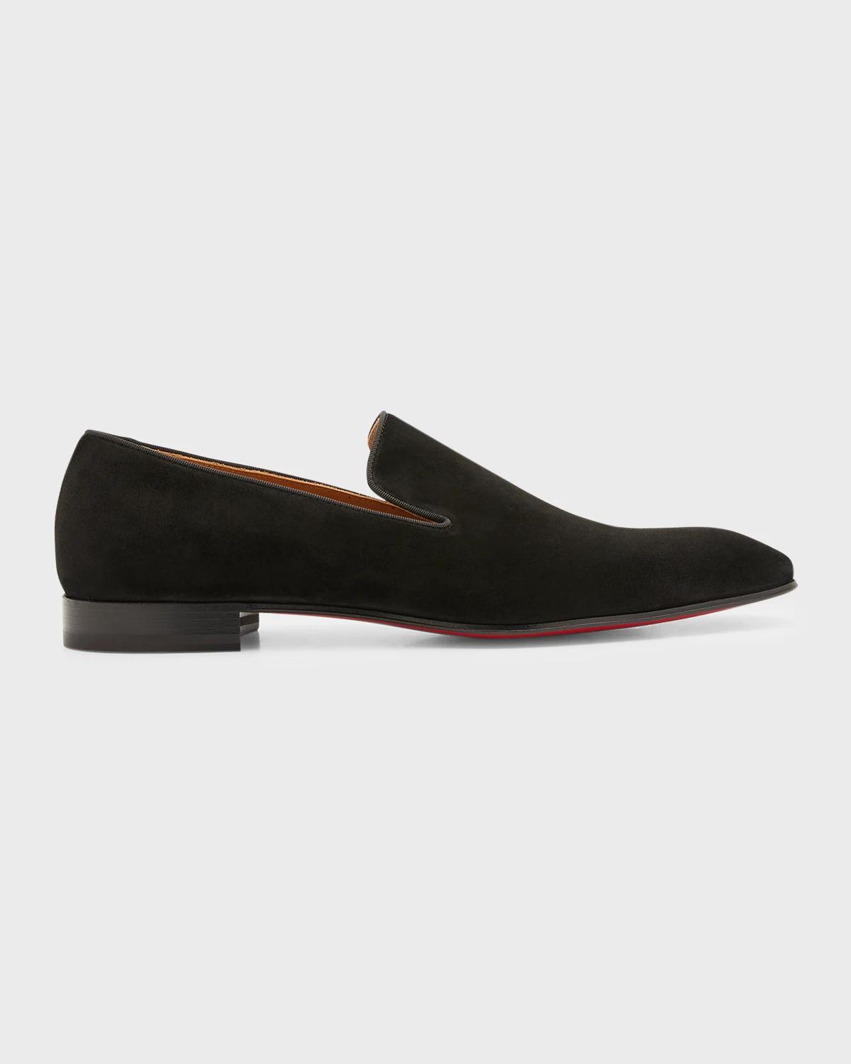 Men's Dandelion Suede Slip-On Loafers by CHRISTIAN LOUBOUTIN