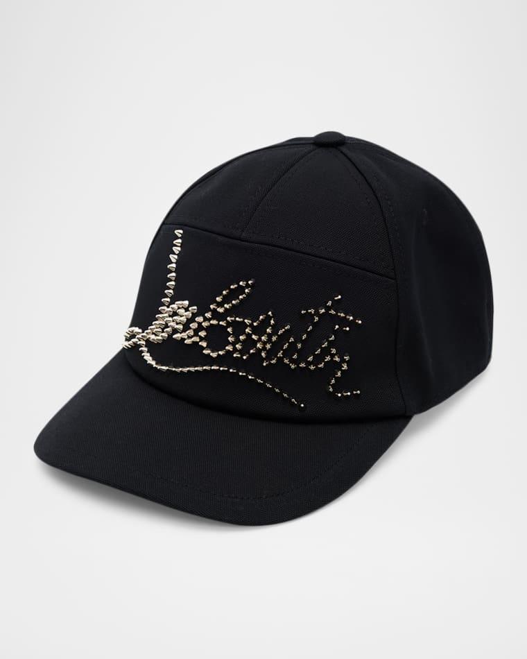 Men's Enky Loubishow Canvas Baseball Cap by CHRISTIAN LOUBOUTIN
