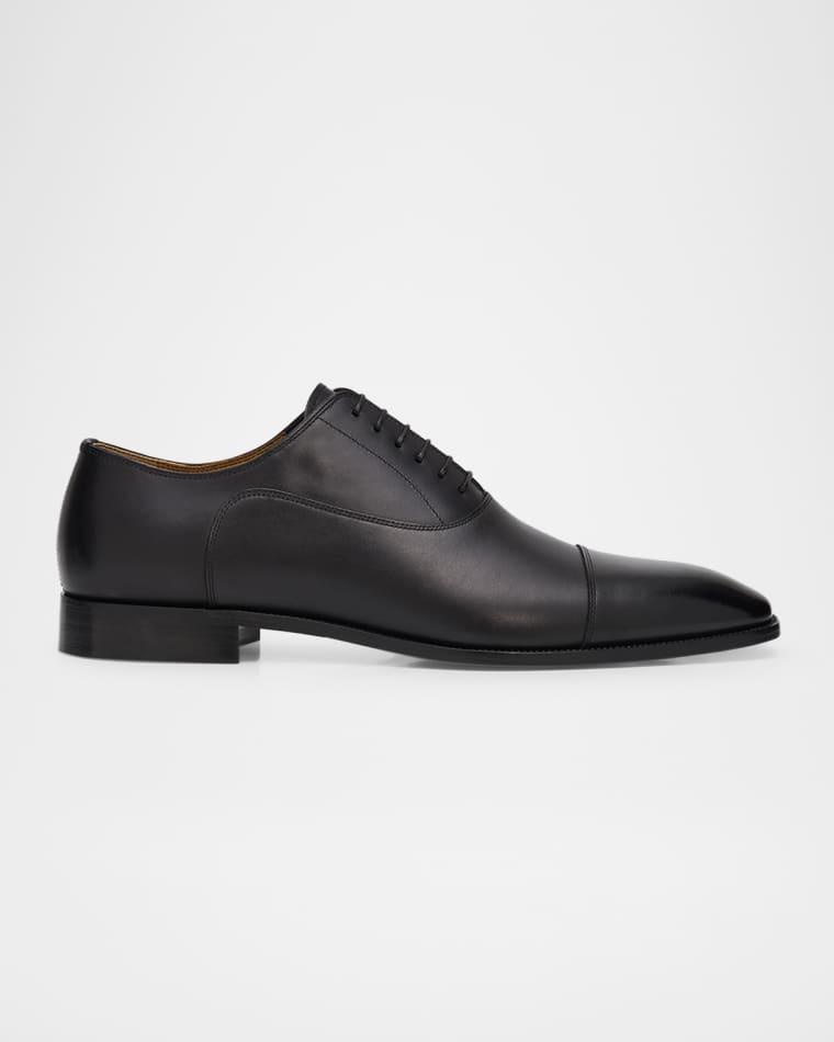 Men's Greggory Leather Cap-Toe Oxford Shoes by CHRISTIAN LOUBOUTIN