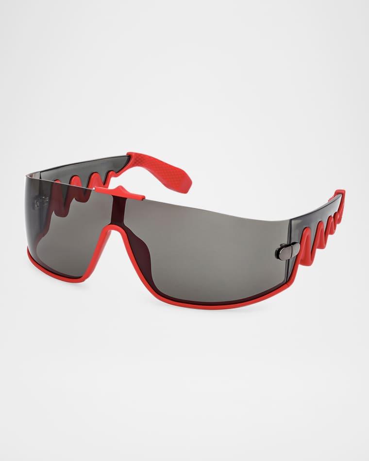 Men's LB0015M Acetate Shield Sunglasses by CHRISTIAN LOUBOUTIN