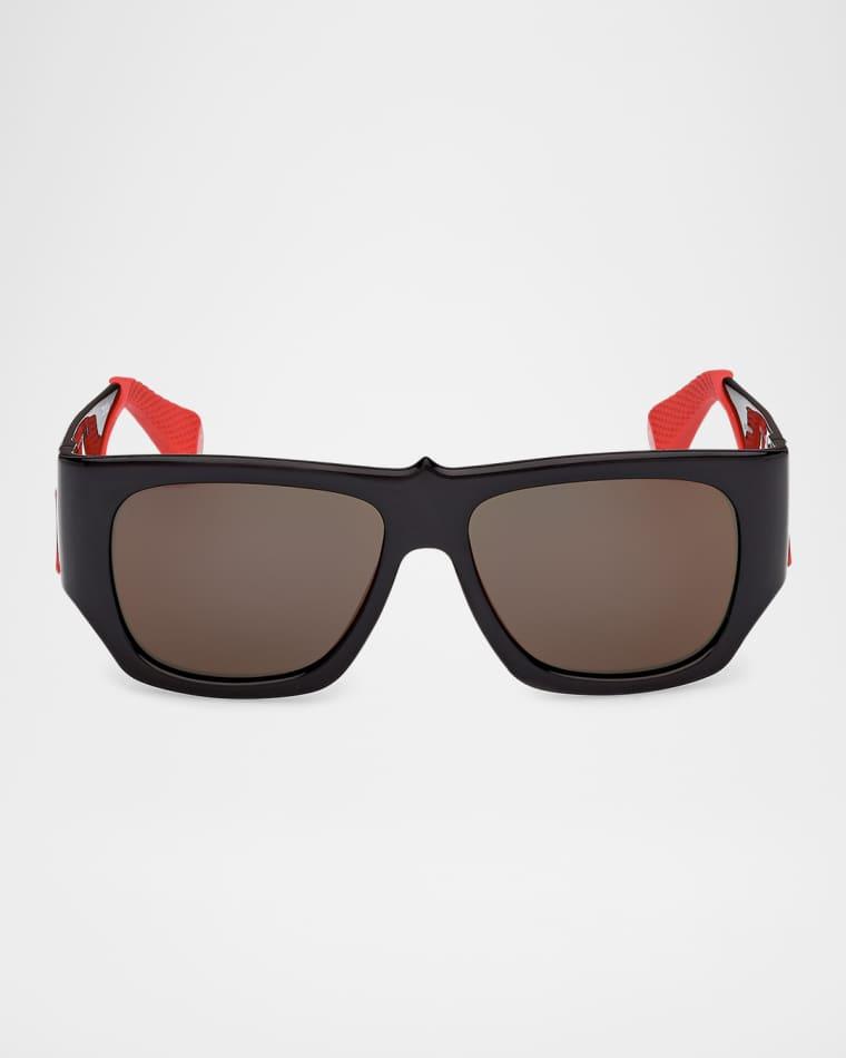 Men's LB0016M Acetate Square Sunglasses by CHRISTIAN LOUBOUTIN