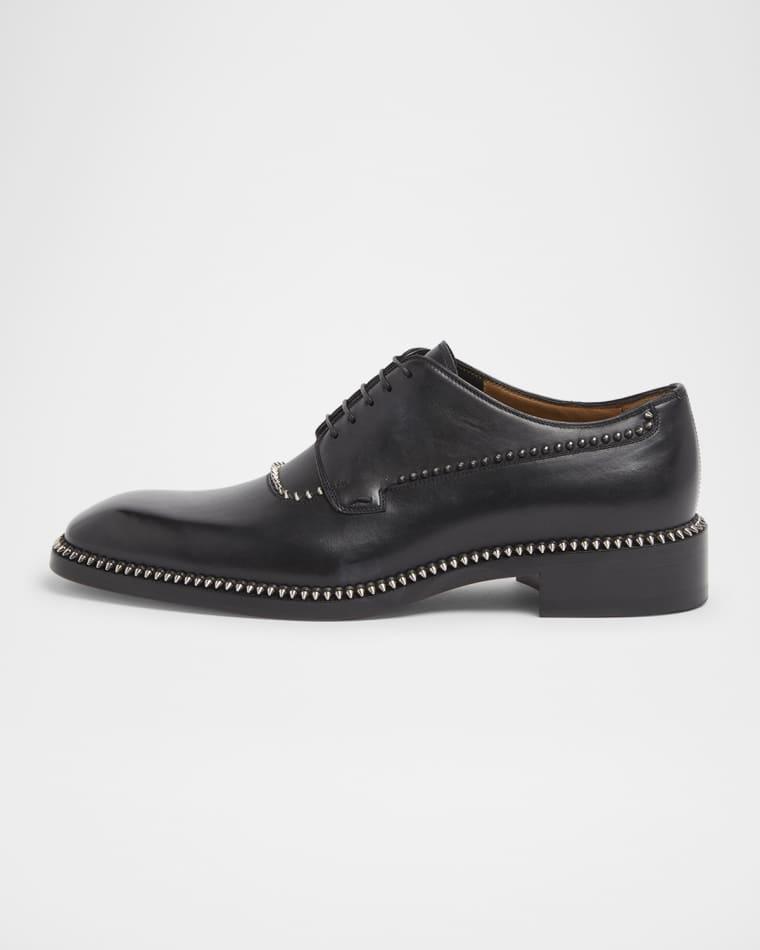 Men's Lafitte Spike Leather Oxfords by CHRISTIAN LOUBOUTIN