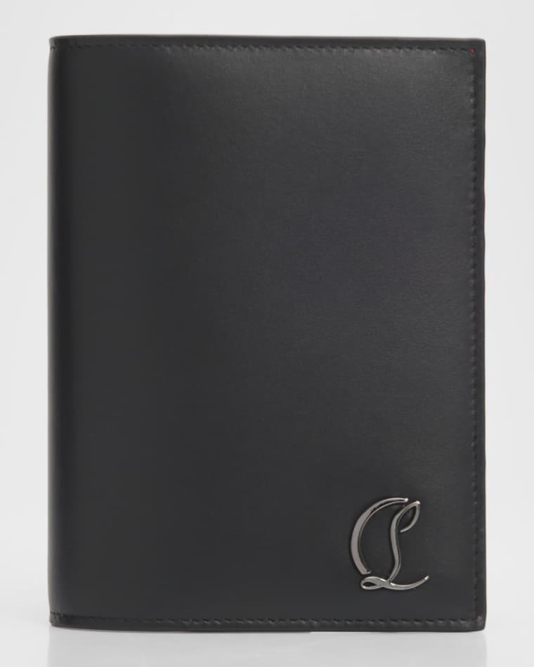 Men's Mooncrest Leather Passport Holder by CHRISTIAN LOUBOUTIN