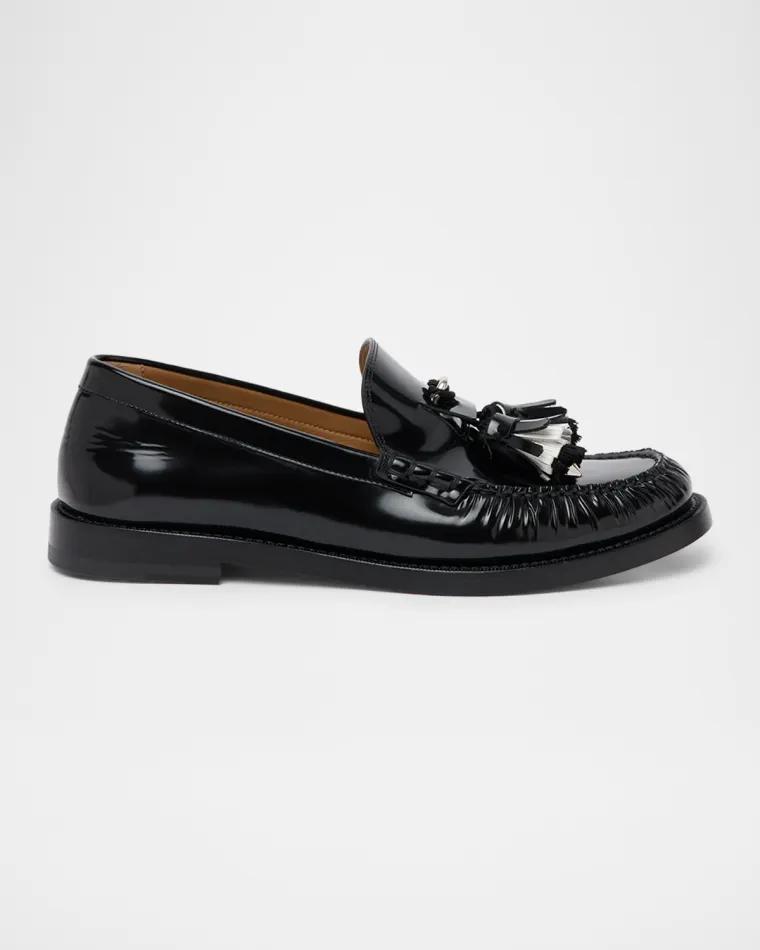 Men's Orlando Leather Tassel Penny Loafers by CHRISTIAN LOUBOUTIN