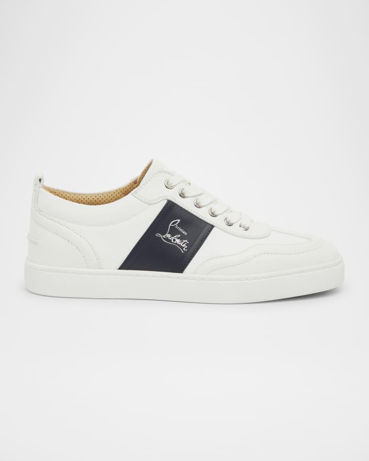 Men's Retero Canvas and Leather Low-Top Sneakers by CHRISTIAN LOUBOUTIN