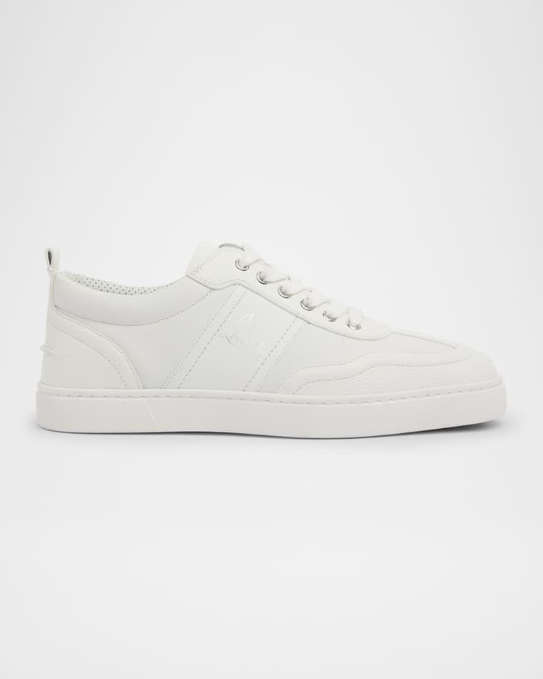 Men's Retero Grained Leather Low-Top Sneakers by CHRISTIAN LOUBOUTIN