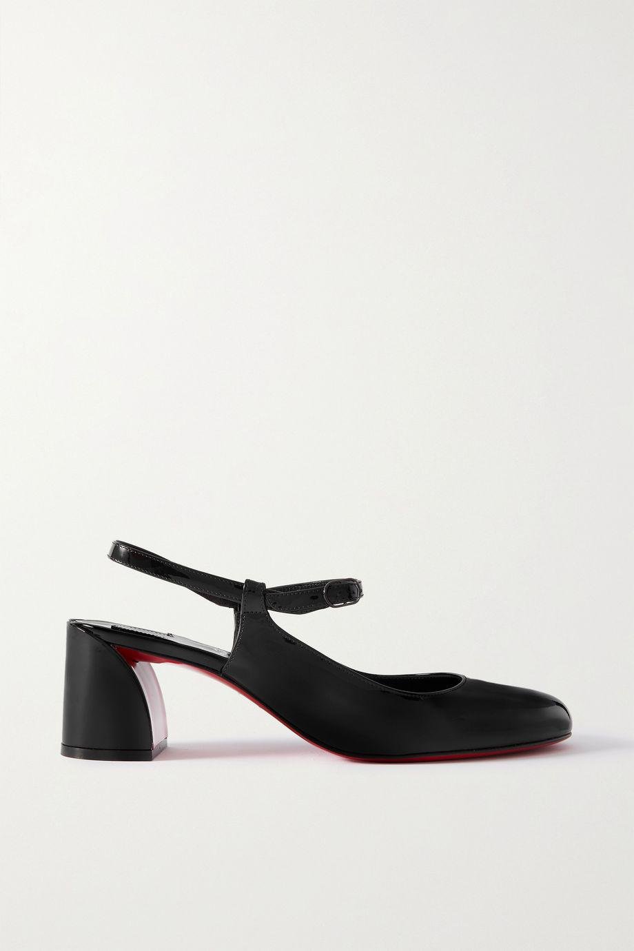Miss Jane 55 patent-leather slingback pumps by CHRISTIAN LOUBOUTIN