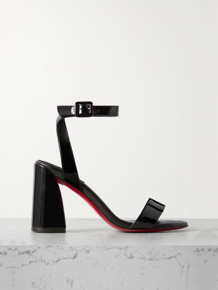 Miss Sabina 85 patent-leather sandals by CHRISTIAN LOUBOUTIN