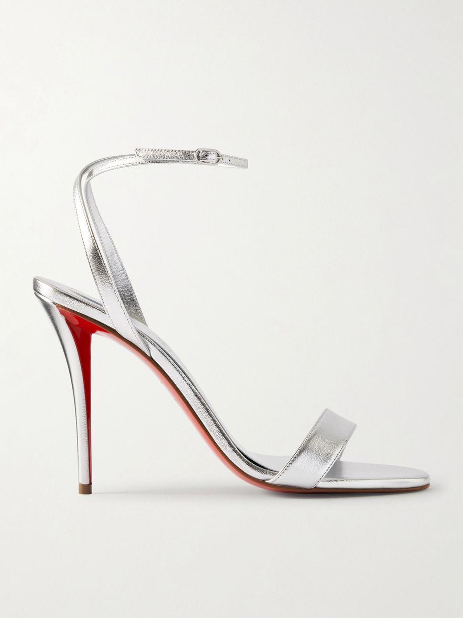 Miss Z 100 metallic leather sandals by CHRISTIAN LOUBOUTIN