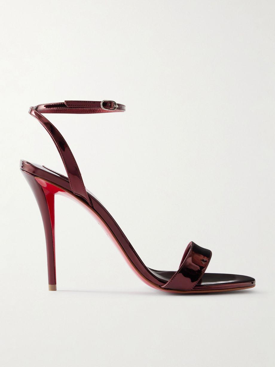 Miss Z 100 metallic patent leather sandals by CHRISTIAN LOUBOUTIN