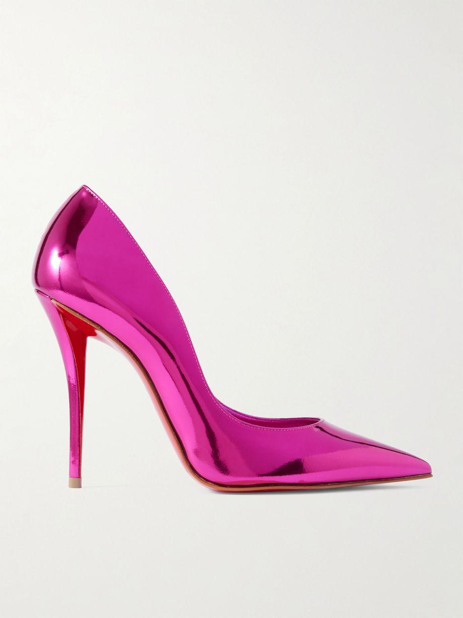 Miss Z 100 mirrored-leather pumps by CHRISTIAN LOUBOUTIN