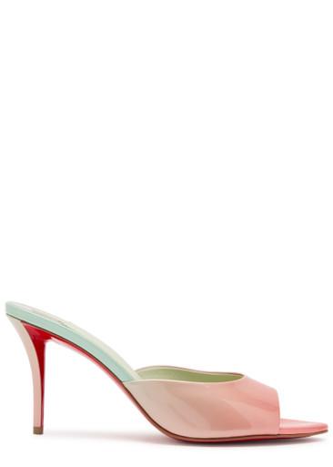 Miss Z 80 patent leather mules by CHRISTIAN LOUBOUTIN