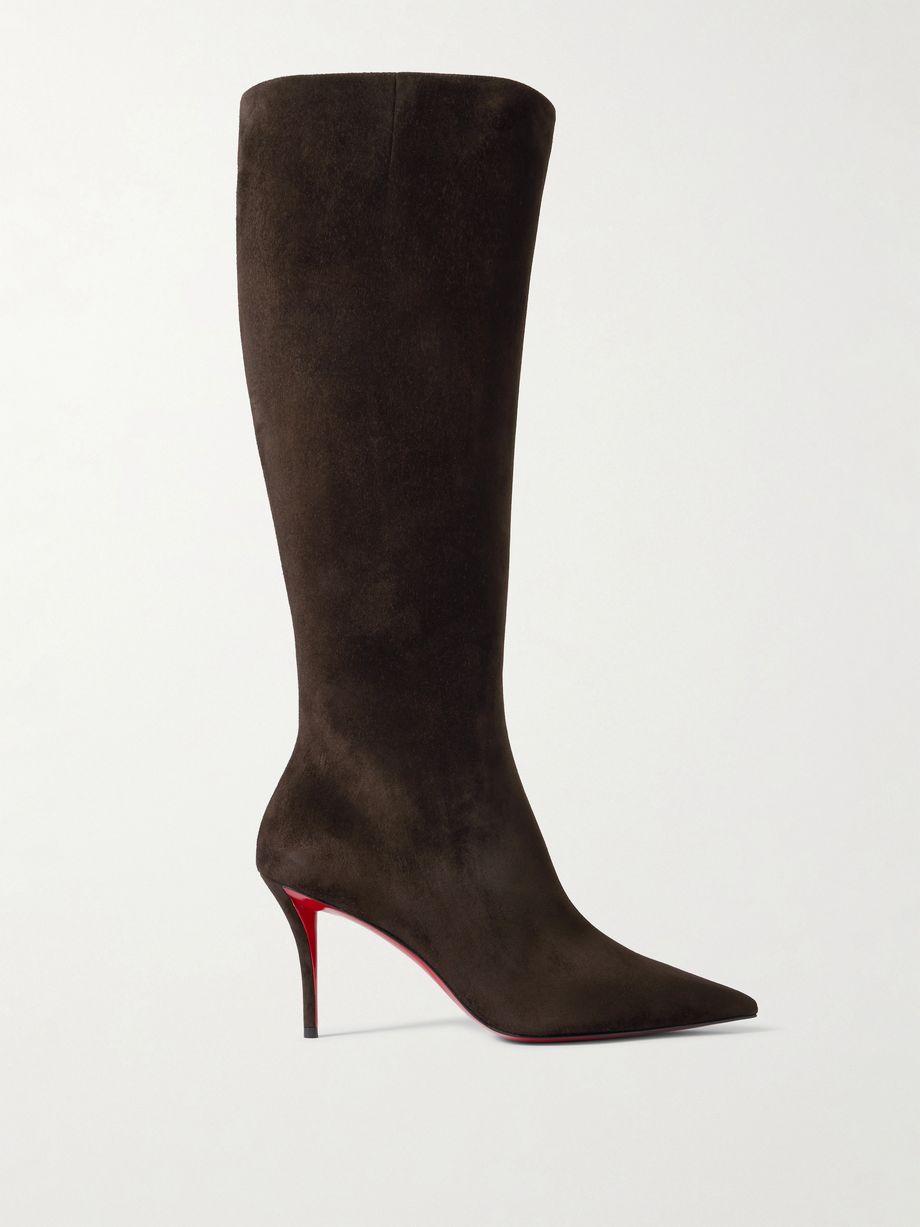 Miss Z 80 suede knee boots by CHRISTIAN LOUBOUTIN