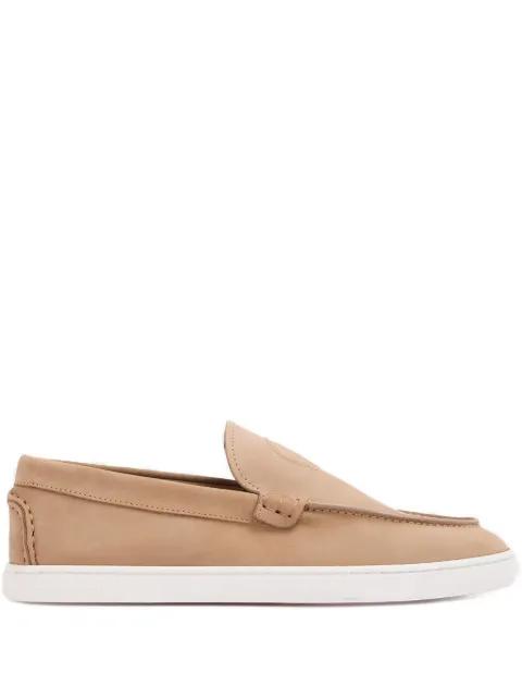 Moonboat embossed-logo loafers by CHRISTIAN LOUBOUTIN