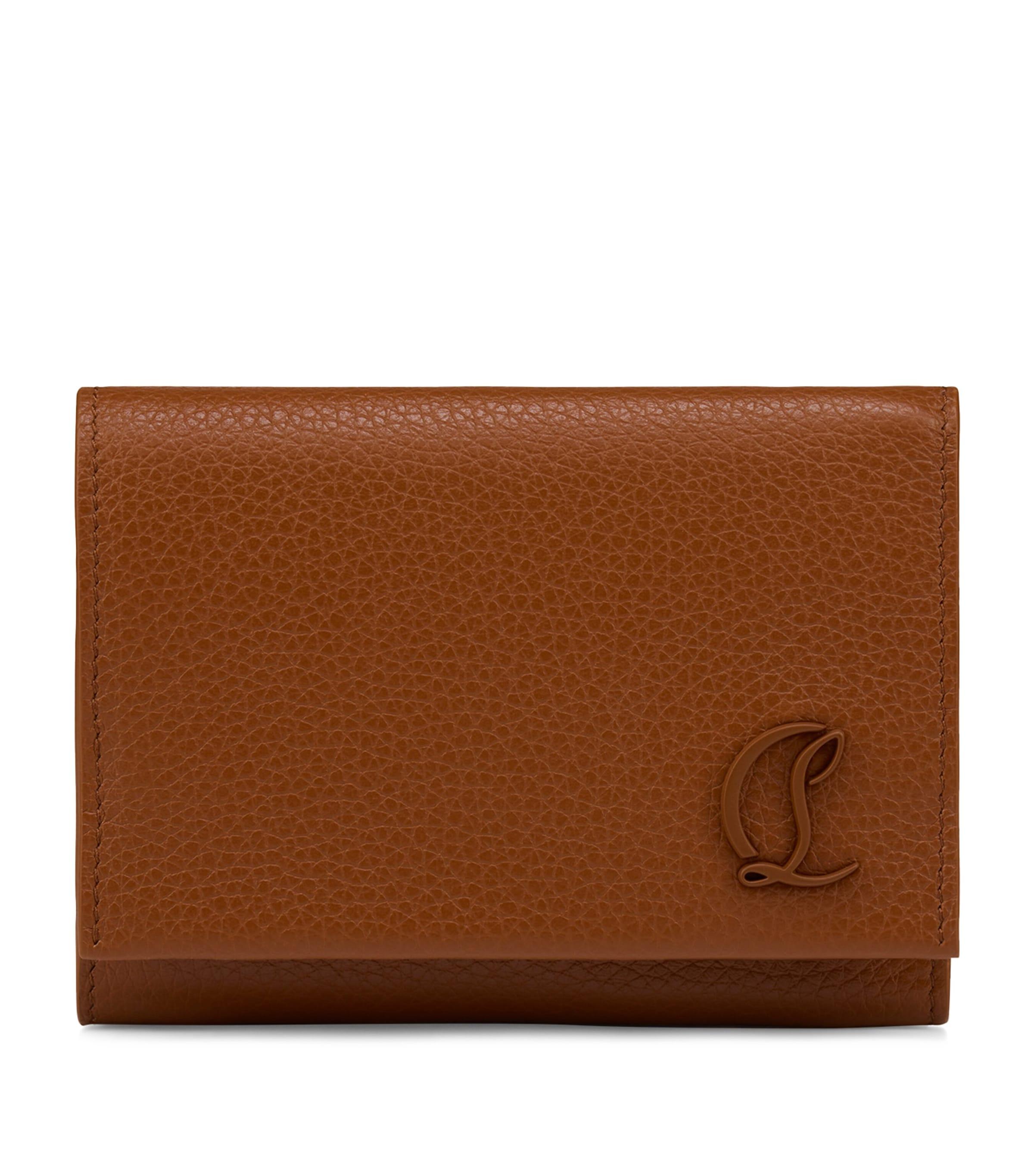 Mooncrest Leather Trifold Wallet by CHRISTIAN LOUBOUTIN