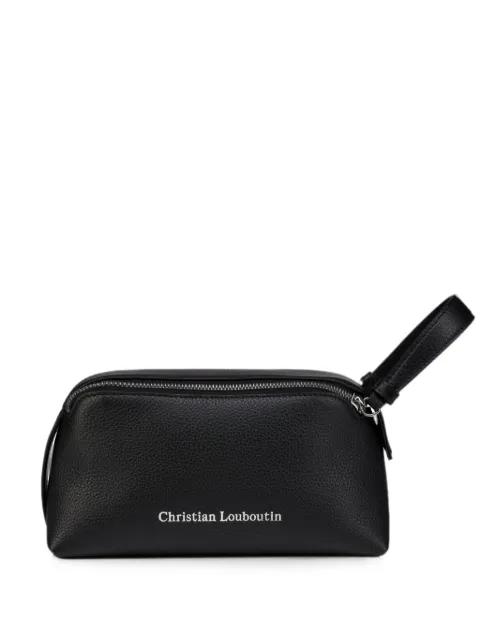 Nostalgic Traveler leather clutch bag by CHRISTIAN LOUBOUTIN