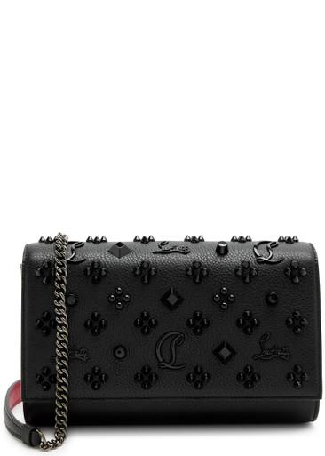 Paloma embellished leather clutch by CHRISTIAN LOUBOUTIN