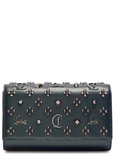 Paloma embellished leather clutch by CHRISTIAN LOUBOUTIN