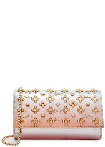 Paloma embellished leather wallet-on-chain by CHRISTIAN LOUBOUTIN