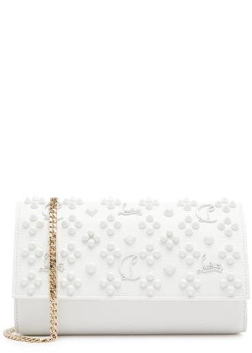 Paloma embellished leather wallet-on-chain by CHRISTIAN LOUBOUTIN