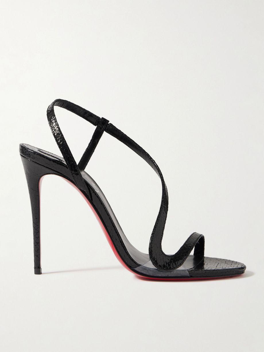 Rosalie 100 metallic leather sandals by CHRISTIAN LOUBOUTIN