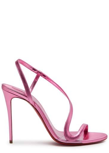 Rosalie 100 metallic leather sandals by CHRISTIAN LOUBOUTIN