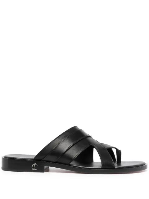 Sinouhe leather sandals by CHRISTIAN LOUBOUTIN