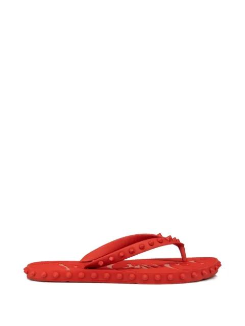 Super Loubi flat slides by CHRISTIAN LOUBOUTIN