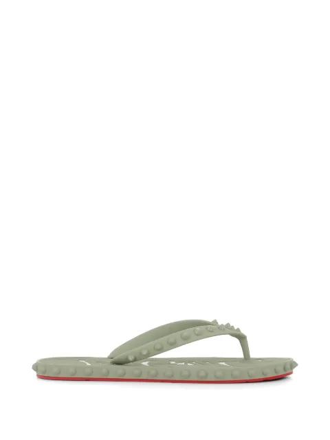 Super Loubi studded flip-flops by CHRISTIAN LOUBOUTIN