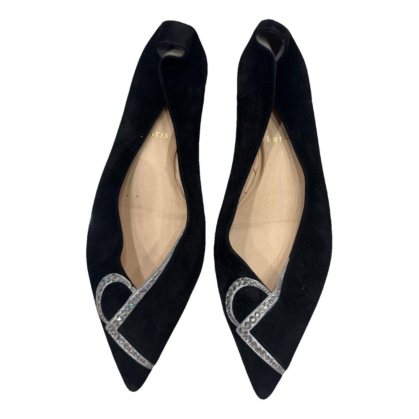 Velvet ballet flats by CHRISTIAN LOUBOUTIN