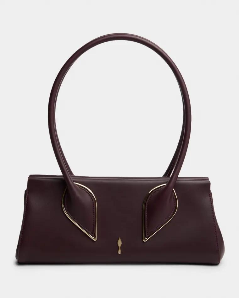 Venus Calf Leather Baguette Shoulder Bag by CHRISTIAN LOUBOUTIN