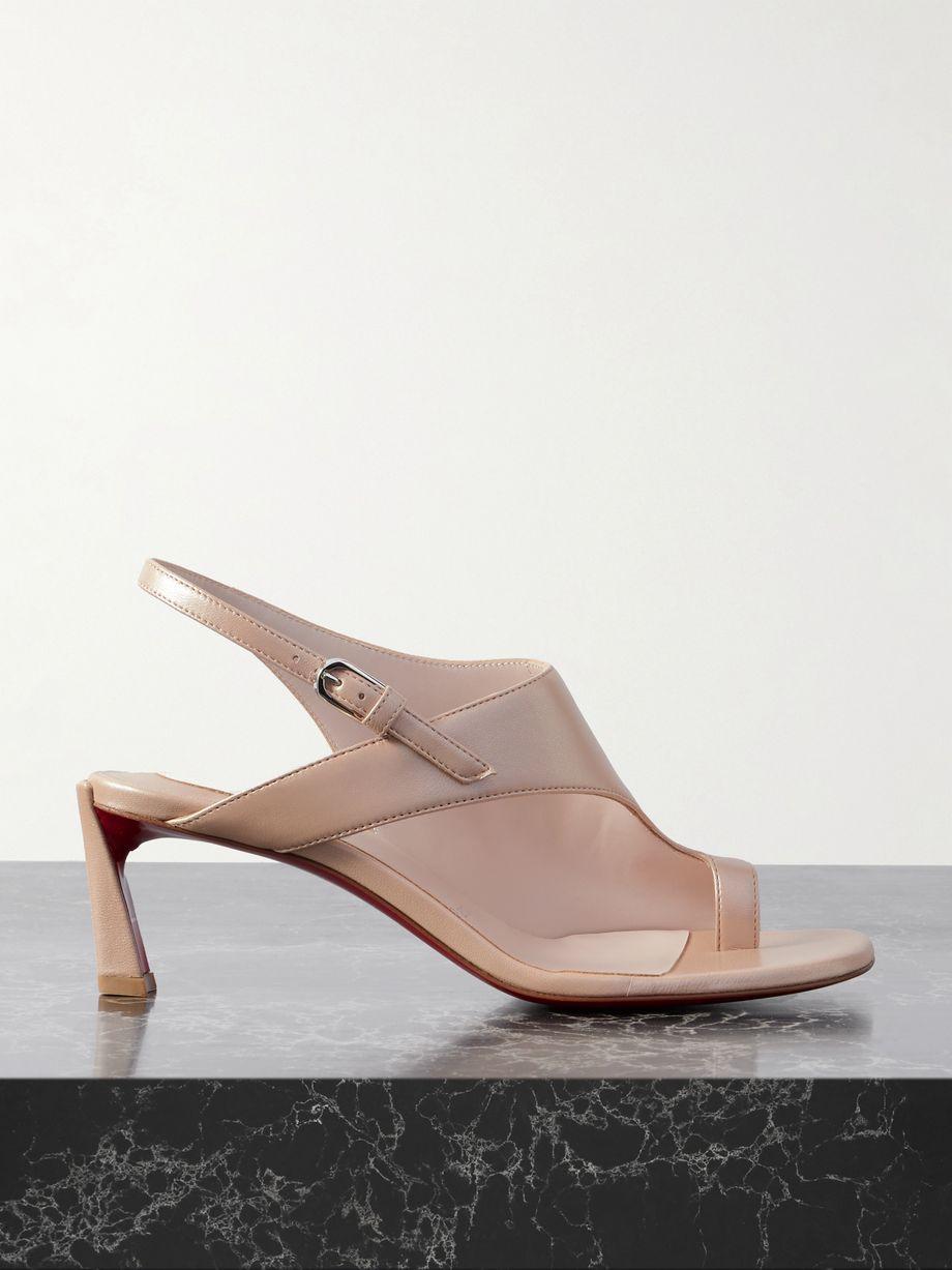 Viva Condora 55 leather slingback sandals by CHRISTIAN LOUBOUTIN